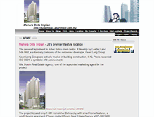 Tablet Screenshot of dutaimpian.apartment.com.my